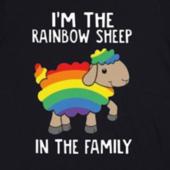 I_m The Rainbow Sheep In The Family Shirt, Gay Lesbian Pride Shirt, Lgbt Shirt - Picture 2 of 4
